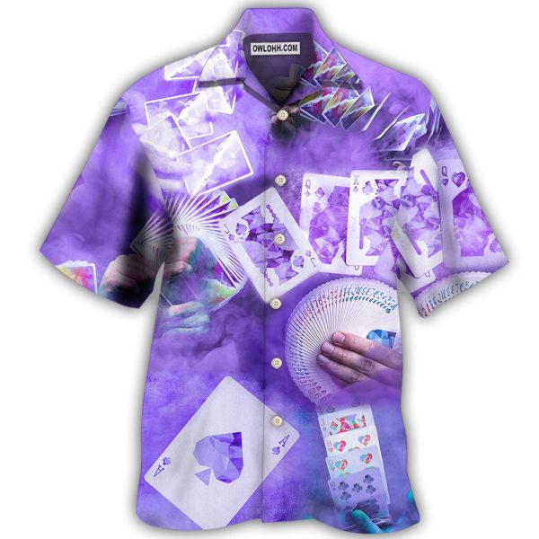 Gambling Purple Style - Hawaiian Shirt Jezsport.com