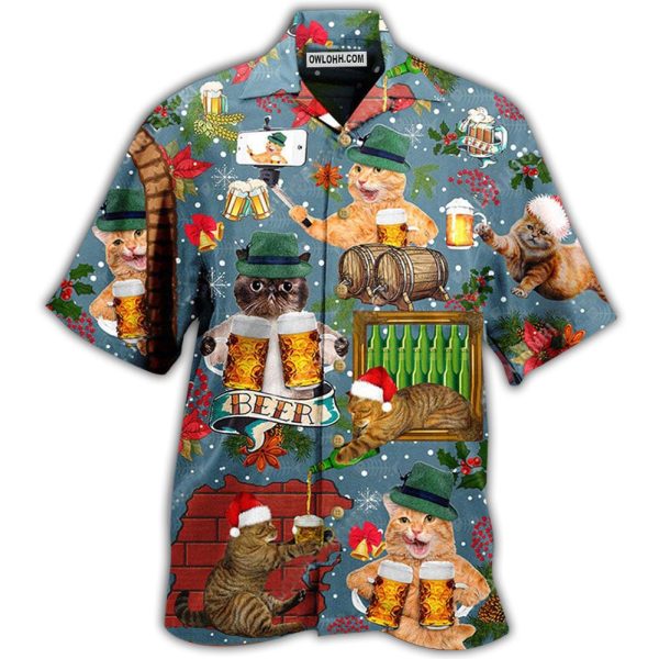 Beer Don't Let Your Cat Drink Beer - Hawaiian Shirt Jezsport.com