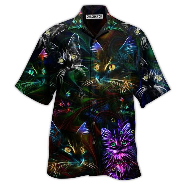 Cat Lovely Don't Care - Hawaiian Shirt Jezsport.com