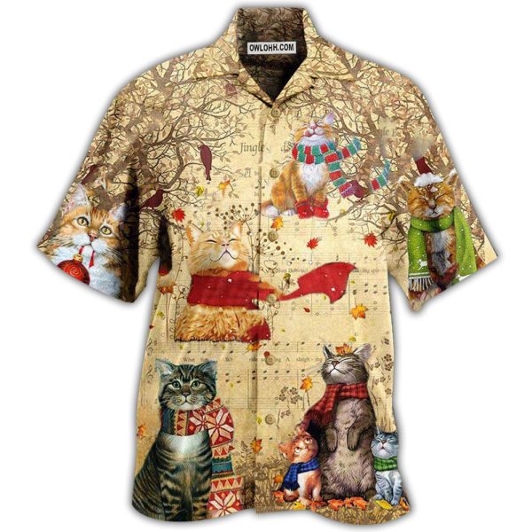 Cat In The Melody Of Life - Hawaiian Shirt Jezsport.com