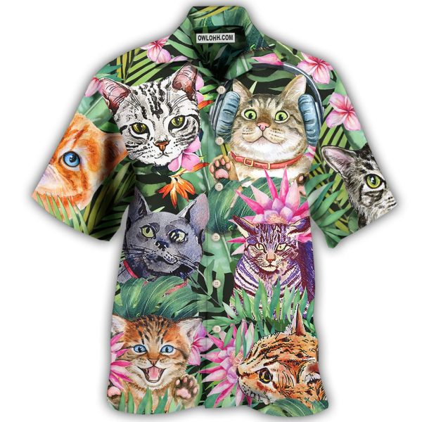 Cat Is My Life Funny - Hawaiian Shirt Jezsport.com