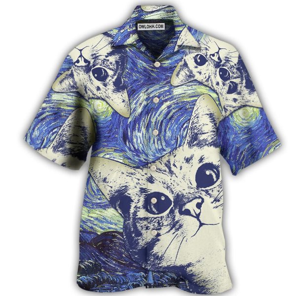 Cat Love Life Cute - Hawaiian Shirt Jezsport.com