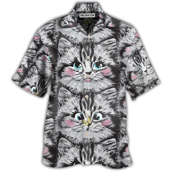 Cat Lovely Cat Lovely Kitten - Hawaiian Shirt Jezsport.com