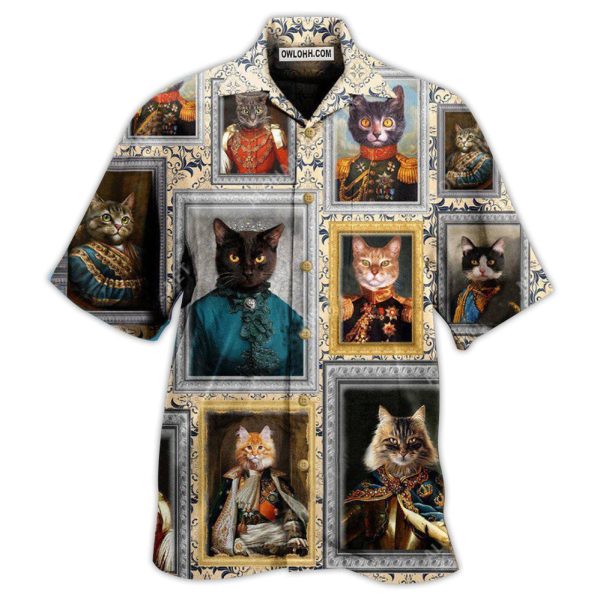 Cat Noble Aristocrat Basic - Hawaiian Shirt Jezsport.com