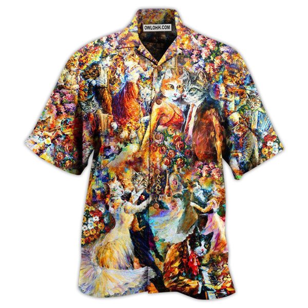 Cat Sound Of The Dance - Hawaiian Shirt Jezsport.com