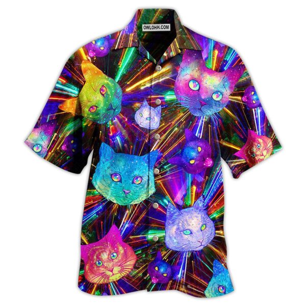 Cat Space Evolution Stunning - Hawaiian Shirt Jezsport.com