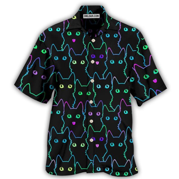 Cat Cute Little - Hawaiian Shirt Jezsport.com