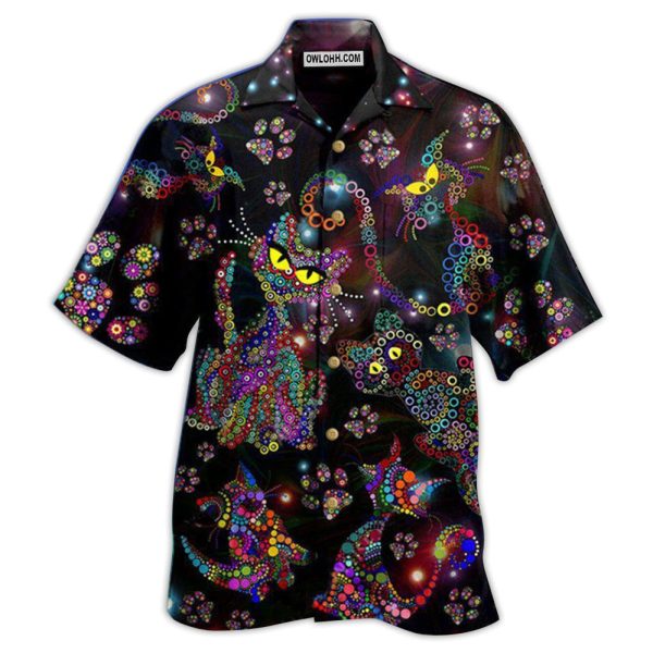 Cat Colorful Amazing - Hawaiian Shirt Jezsport.com