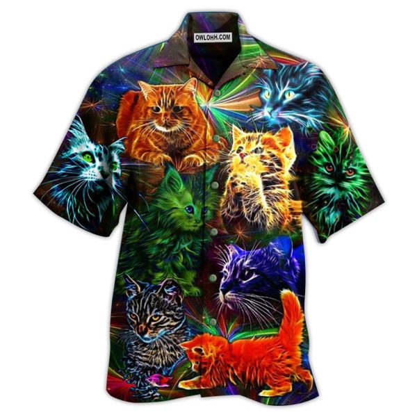 Cat In My Dream I'm So Happy - Hawaiian Shirt Jezsport.com