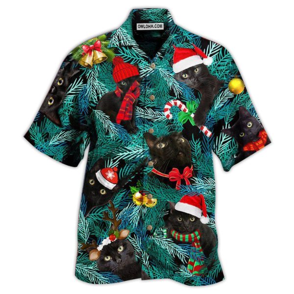 Black Cat Is It Jolly Enough Black Cat - Hawaiian Shirt Jezsport.com