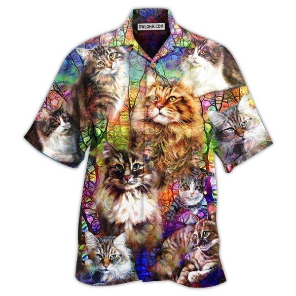 Cat Life Is Better With Cat - Hawaiian Shirt Jezsport.com