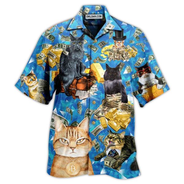 Cat Love Money Cool - Hawaiian Shirt Jezsport.com