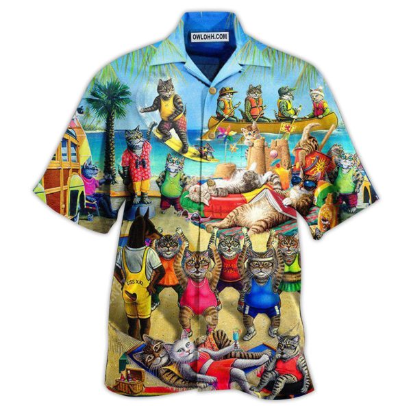 Cat Sky Above Sand - Hawaiian Shirt Jezsport.com