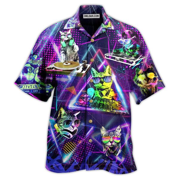 Cat So Cool DJ - Hawaiian Shirt Jezsport.com