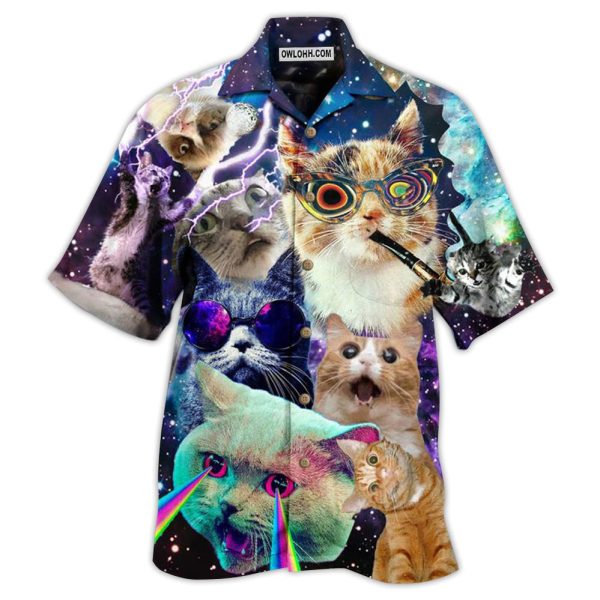 Cat The Battle Flying Cat - Hawaiian Shirt Jezsport.com