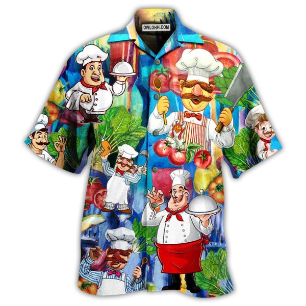 Chef Once You Put My Meat In Your Mouth You're Going To Want To Swallow - Hawaiian Shirt Jezsport.com