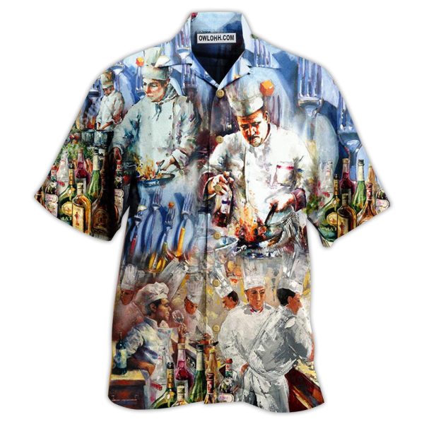 Chef To Make Magic With Knives And Fire - Hawaiian Shirt Jezsport.com