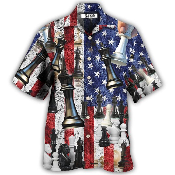 Chess Independence Day Let's Celebrate With Chess - Hawaiian Shirt Jezsport.com