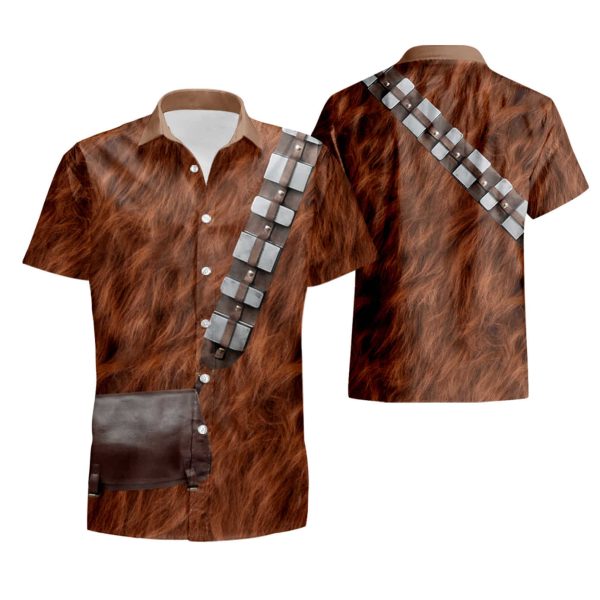 Chewbacca Uniform Cosplay Star Wars Shirts summer shirt Jezsport.com