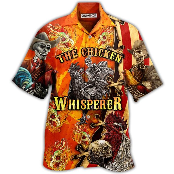 Chicken Fire The Chicken Whisperer - Hawaiian Shirt Jezsport.com