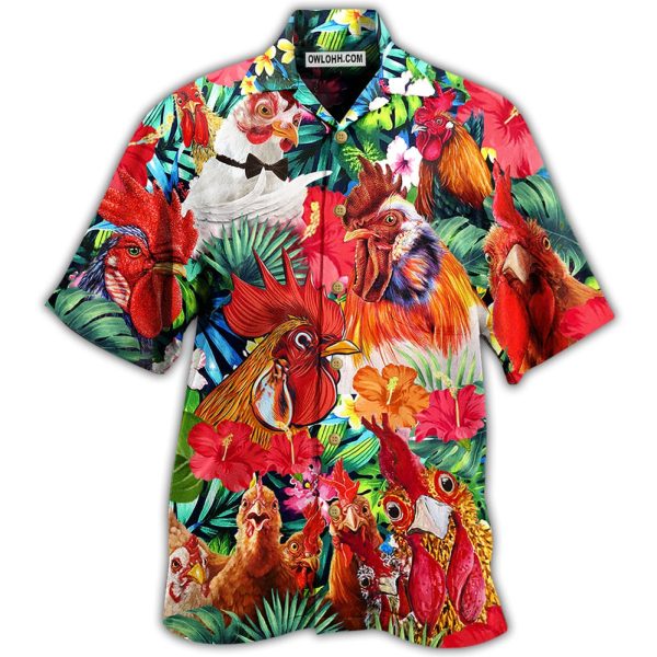 Chicken Love Farm Wonder - Hawaiian Shirt Jezsport.com