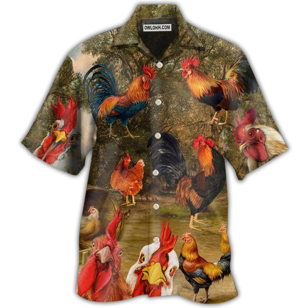 Chicken Old Garden - Hawaiian Shirt Jezsport.com