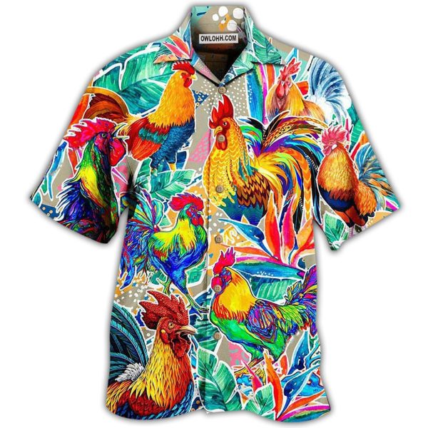 Chicken Stronger - Hawaiian Shirt Jezsport.com