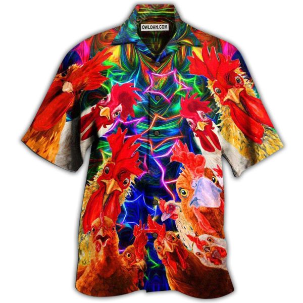 Chicken Amazing Oh Cluck No Farmer - Hawaiian Shirt Jezsport.com