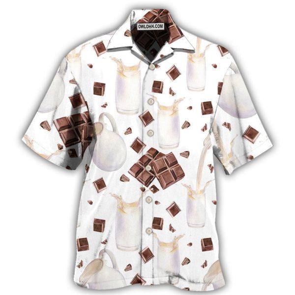 Chocolate Milk Is Cheaper Than Therapy Basic Style - Hawaiian Shirt Jezsport.com