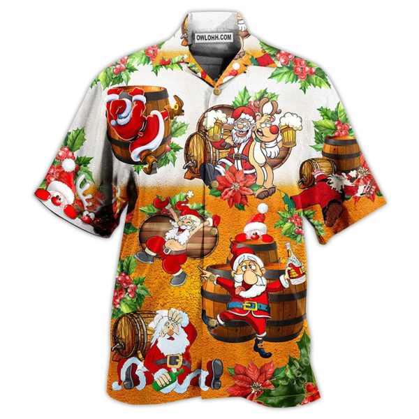 Christmas Beer Christmas Dear Santa Heres Your Beer - Hawaiian Shirt Jezsport.com