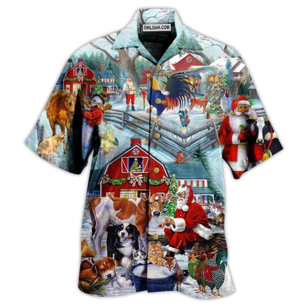 Christmas Love Animals So Much - Hawaiian Shirt Jezsport.com