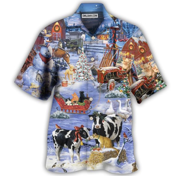 Christmas Love Farm - Hawaiian Shirt Jezsport.com