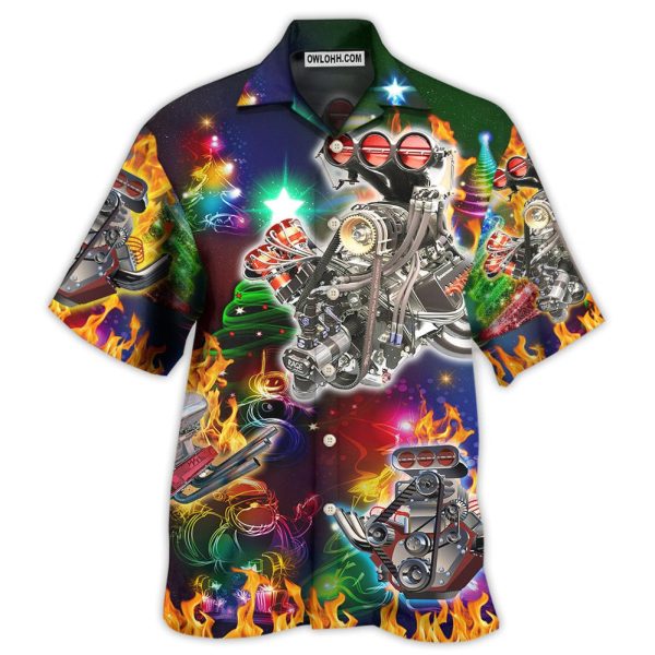 Hot Rod Christmas Tree To Where You Are - Hawaiian Shirt Jezsport.com