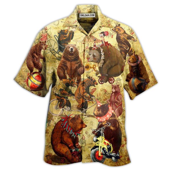 Circus Bears Amazing - Hawaiian Shirt Jezsport.com