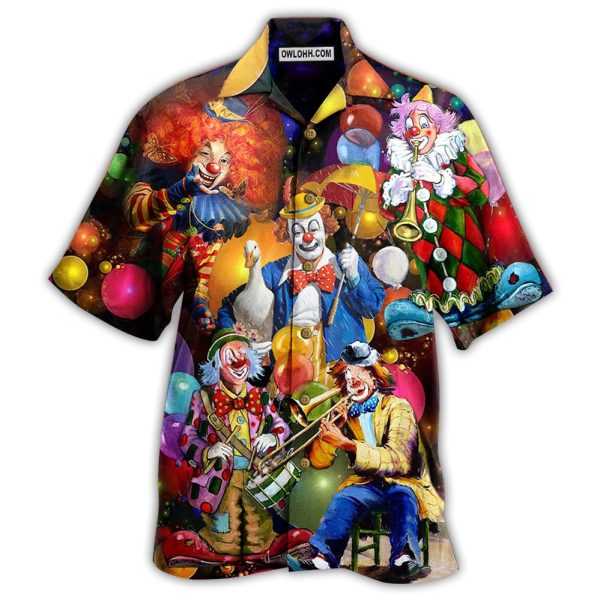 Clown Happiness - Hawaiian Shirt Jezsport.com