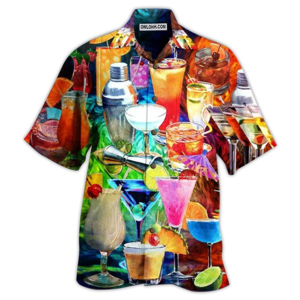 Cocktail Fruit Colorful Style - Hawaiian Shirt Jezsport.com