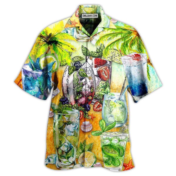 Cocktail Mojito Gives Summer Vibe - Hawaiian Shirt Jezsport.com