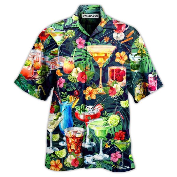 Cocktail ls I Left My Heart In Hawaii - Hawaiian Shirt Jezsport.com