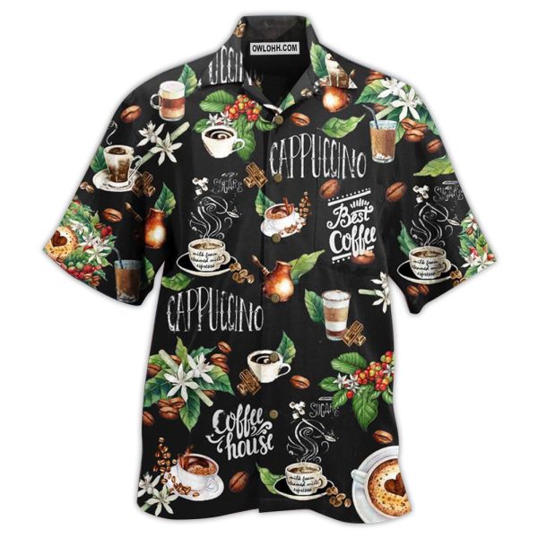 Coffee I Love Coffee Leaf - Hawaiian Shirt Jezsport.com