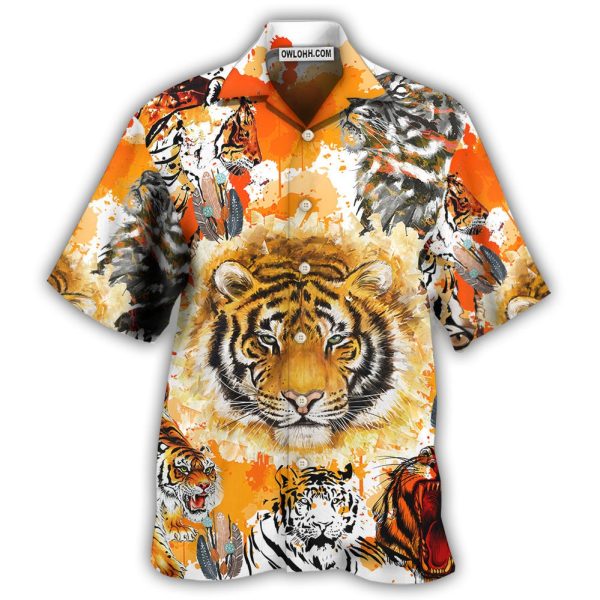 Tiger Colorful Tiger Painting - Hawaiian Shirt Jezsport.com