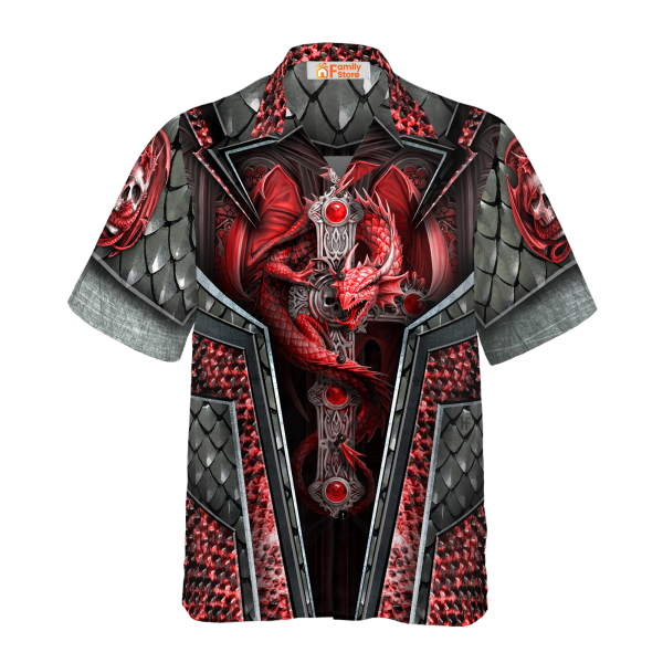 Cool Dragon 3D Hawaiian Shirt Jezsport.com