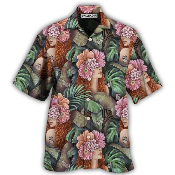 Country Girl Tropical Leaf Style - Hawaiian Shirt Jezsport.com