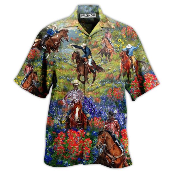 Cowboy Flowers Love Flowers - Hawaiian Shirt Jezsport.com