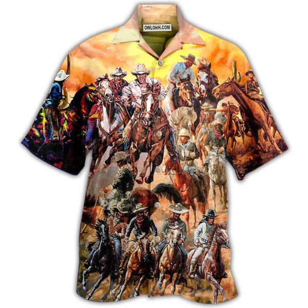 Cowboy Love Life And Love Forever - Hawaiian Shirt Jezsport.com