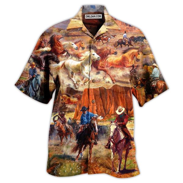 Cowboy Love Life Love Cool - Hawaiian Shirt Jezsport.com