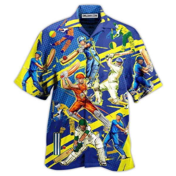 Cricket Lets Play Cricket Together - Hawaiian Shirt Jezsport.com