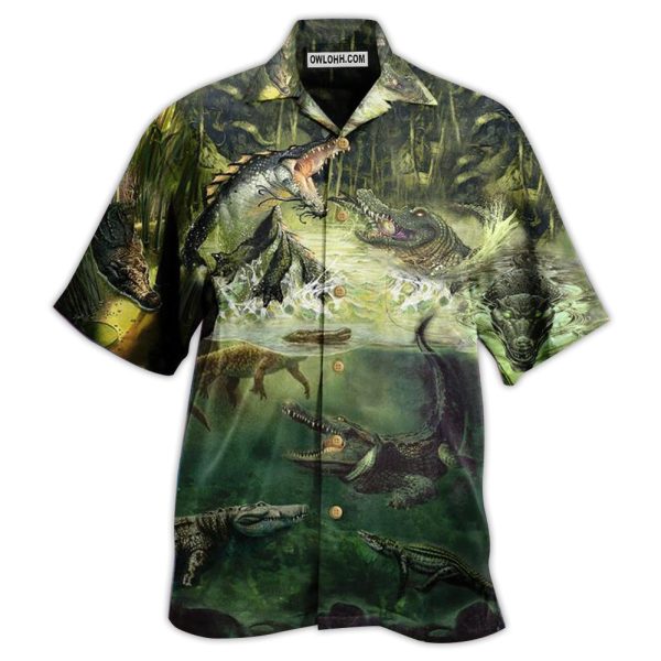 Crocodile Amazing Alligator - Hawaiian Shirt Jezsport.com