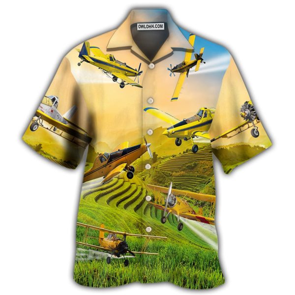 Crop Duster In Life - Hawaiian Shirt Jezsport.com