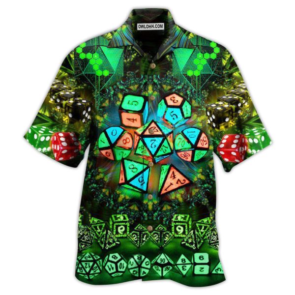 D20 Glowing Kaleidoscope Dice - Hawaiian Shirt Jezsport.com