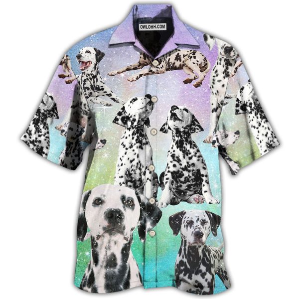 Dalmatian Dog Galaxy Lovely Style - Hawaiian Shirt Jezsport.com